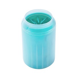 Pet Foot Cleaning Cup, Pet Foot Wash Cup, Automatic Pet Foot Cleaning Cup, Dog & Cat Grooming Supply:_Turquoise_L