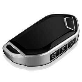 Tukellen for Kia Key Fob Cover,Special Soft TPU Key Case Cover Protector Compatible with 2023 2024 Telluride EV5 Remote/Smart Key,Key Shell (Silver)