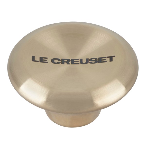 Le Creuset Light Gold Pots Stainless Steel Knob for Pots (M/2.0 inches (50 mm), Oven Safe