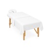 Coynurex Massage Table Sheet Set, 3pcs (Flat Sheet, Fitted Sheet,