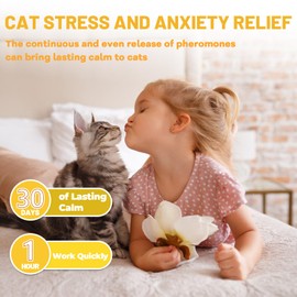 Die-matic Calming Collar for Cats,Cat Pheromone Collar4-Pack,15-Inch Length-Adjustable, Cat Calming Collar Can Quickly Help Cats Overcome Anxiety,Stress Relief Time Lasts 30 Days Effective Grey
