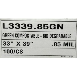Unbranded Green Compostable-Bi