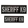 2 Pack Reflective Police K9 Patch Reflective Back Panel Police