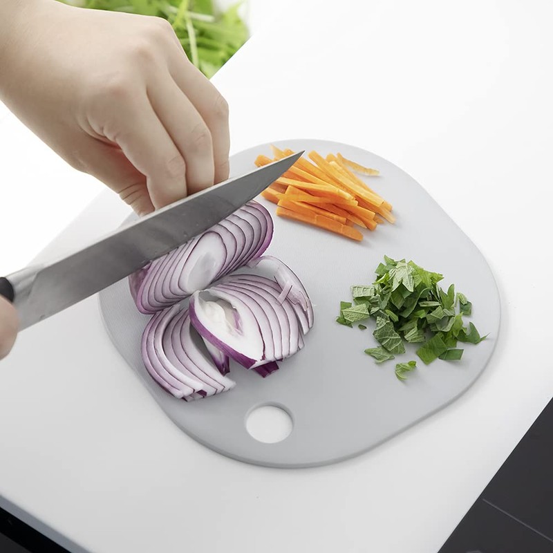 &NE NIK-178-GY Cutting Board, Gray, 1 Piece, Width 7.3 x