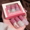 Water Gloss Liquid Lipstick 3-Pack – Moisturizing Shimmer Lip Gloss