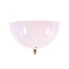 Aspen Creative 28004-15-2, Clip-on Dome Shade in White Finish with
