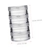 Levemolo 16pcs Travel Containers Detachable Transparent Storage Box with Leakproof