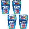 [Bulk] Ziplock Container Storage Container Square 130ml 4 Pack (Length 8 cm X Width 8 cm X Height 5.3 cm) [4 X Pcs]