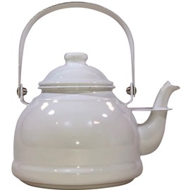Hearth Designs MRTK-01 Mini Retro Kettle Kettle, White, 0.5 gal (1.5 L)