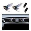 2 x glitzernde Libellen-Lüftungs-Clips, niedliche Kristall-Auto-Lufterfrischer-Clips, Strass-Diamant-Auto-Diffusor, Lüftungsclip für Damen