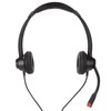 2.5mm Business Headset Binaural Corded Headset with HD Mic for