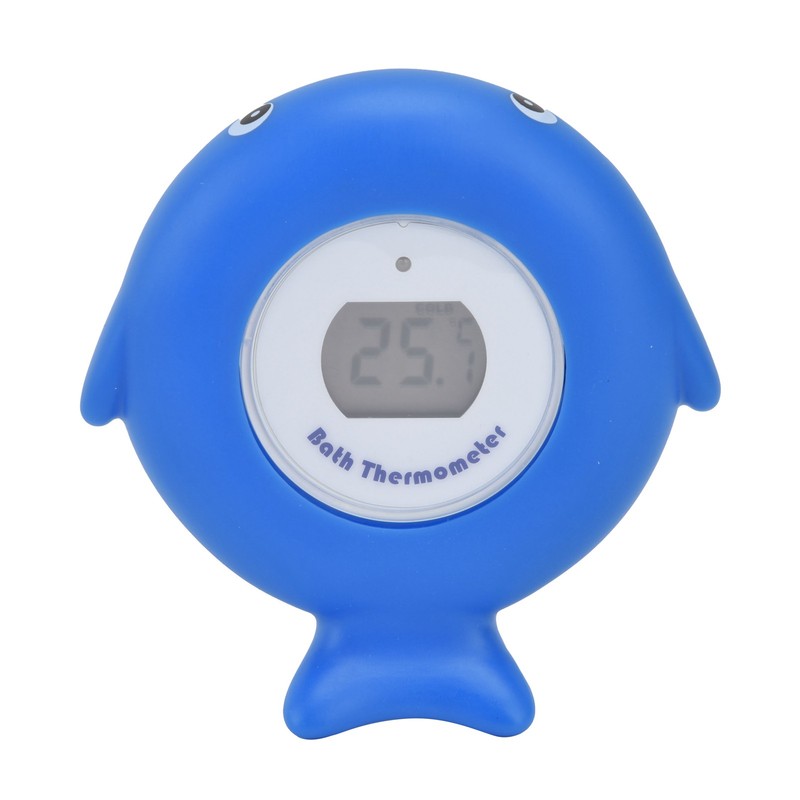 Baby Bath Electronic Thermometer Cute Fish Shaped LCD Shower Temperature