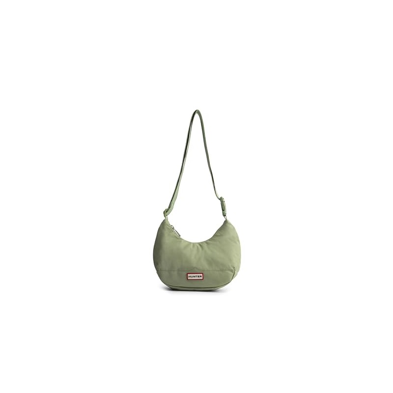 Hunter NYLON Mini Hobo Bag, glam green, Free size