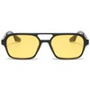 RUNHUIS Vintage Classic 70s Square Sunglasses for Women Men Trendy