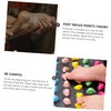 Healeved Relaxation Foot Mat Acupressure Massage Mat Reflexology Therapy for