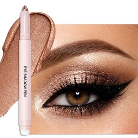 Erinde Sombra de ojos en Barra Matte, Larga Duración y Resistente al Agua | Sombra de Ojos en Barra de Doble Punta con Textura Cremosa, Maquillaje de 