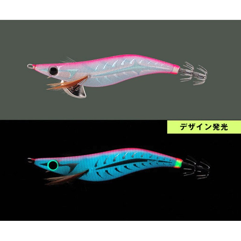 ヤマシタ(YAMASHITA) エギ 王 Q LIVE ベーシック 2.5号 10g 氷いちご/490グロー・デザインホロ