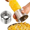 EZONEDEAL Corn Separator Stainless Steel Manual Corn Peeler Fresh Corn