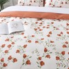 HoneiLife Fruits Duvet Cover King - 100% Cotton Comforter Cover