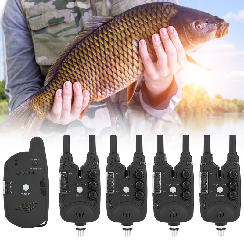 ABS LED Fishing Electronic Fish Bite Alarm Finder Sound Alert