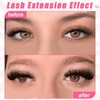 DIY Eyelash Extensions Set, Fluffy Volume Eyelashes, Individual False Eyelash