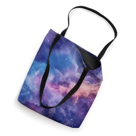 Galaxy Watercolor Gradient Tote Bag