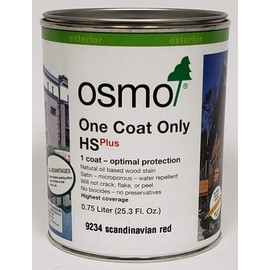 Osmo - One Coat Only HS Plus - 9234 Scandinavian Red - 0.75 Liter
