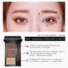 All-in-One Dark & Light Brown Eyebrow Powder Palette – Compact