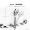 KDSSYFT Shower Hook, Sliding Bar Compatible, 360° Free Rotation, Easy