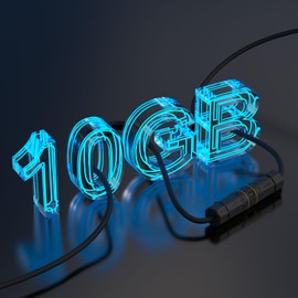 FGB 10Gbps Cat7 Waterproof RJ45 Coupler, Shielded IP68, Female to Female Waterproof Ethernet Coupler, 3-Pack