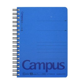 コクヨ キャンパス ツインリングノート A6 A罫 50枚 青 ス-T158A-B