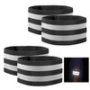GeekerChip Pack of 4 Reflective Bands, Universal Double Reflective Bands,