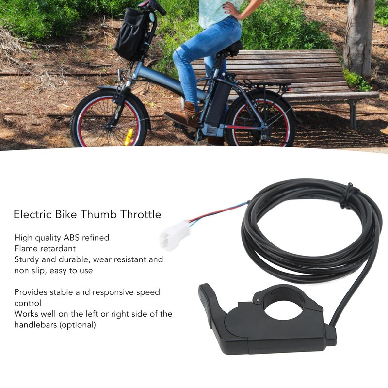Electric Bike Thumb Throttle Left Right Universal Wearproof Skid Resistance