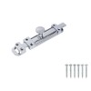 Door Bolts 8 Inch Chrome Flat Bolt Surface Door Latches