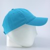 Classic Washed Cotton Twill Low Profile Adjustable Baseball Cap (Aqua)