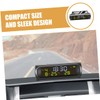 ULTECHNOVO On-Board Timetable Digital Thermometer Time Clock Vehicle Dashboard Clock