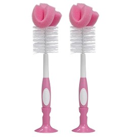Dr. Brown's - Cepillo para biberón, Rosa, 2 Pack