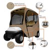 Classic Accessories Fairway Short Roof 2-Person Travel Golf Cart Enclosure,