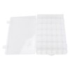MAHIONG 6 Pack 36 Grids Plastic Organizer Box with Adjusatble