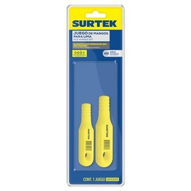 Surtek 120300 Juego de mangos para lima, 2 piezas