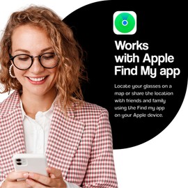 ORBIT x Glasses - Find Your Glasses and Apple Find My (iOS only), Glasses Tracker - Android not Supported