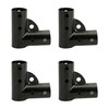 Plum Fittings 1 3/8" x 1 3/8" Black Chain Link