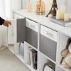 SOCOHOME Fabirc Cube Storage Boxes,25x25x25cm Foldable Storage Baskets for Organizing