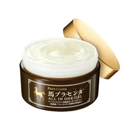 Pure Center Horse Placenta All-in-One Gel: Fermented Horse Placenta Liquid, Thoroughbred from Hokkaido, Horse Placenta, Aging Care, Quick Penetration, Beauty Moisturizing Ingredient, Time-saving, Easy