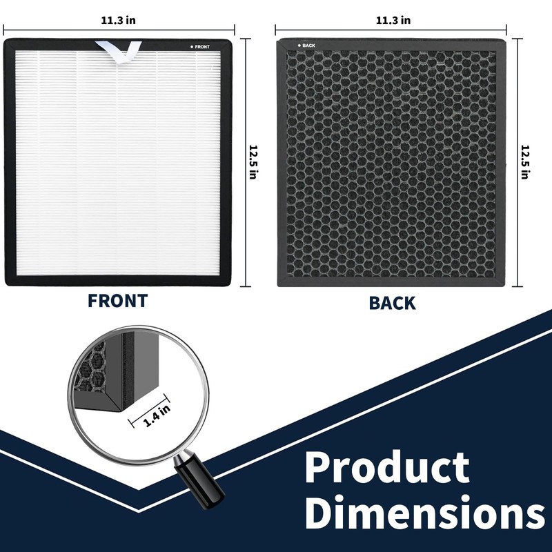 2 Pack LEVOIT Vital 100S Replacement Filter - 2 Pack