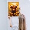 MOGTAA Cow Diamond Art Painting Kits for Adults, 5D Flowers