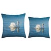 Swan Throw Pillow