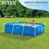 INTEX Intex Above-Ground Swimming Pool, Rectangular Frame 8.5ft x 26in,