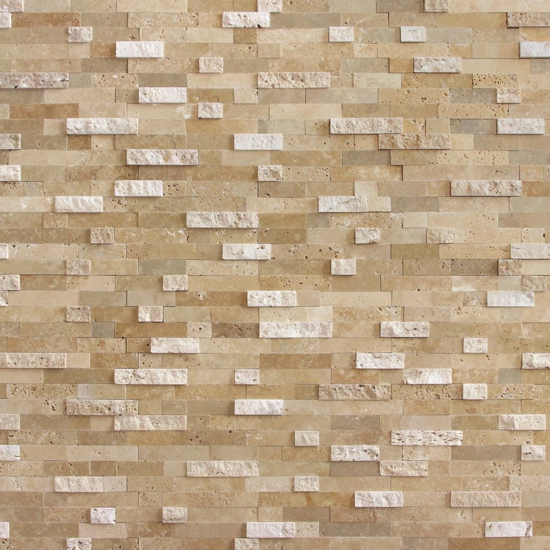 SUNWINGS Peel and Stick Mosaic Natural 3D Stone Self Adhesive