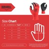 Durabull Latex Coated Work Gloves - Heavy Duty Protective Gloves
